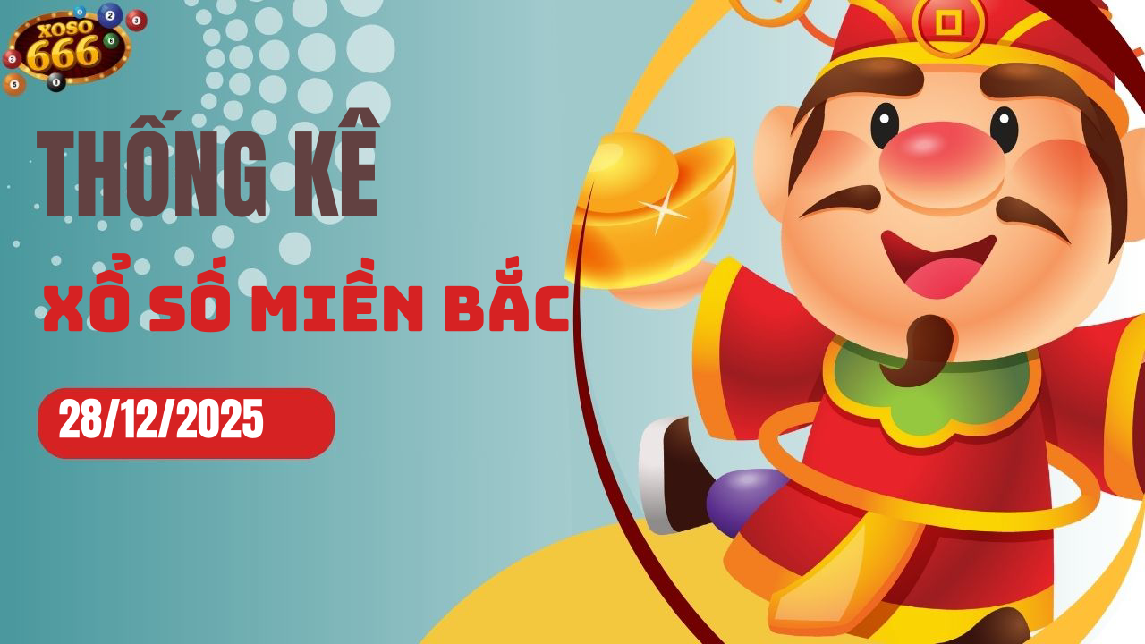 Thống kê XSMB 28/12/2025 hôm nay - Phân tích KQXS Miền Bắc chi tiết