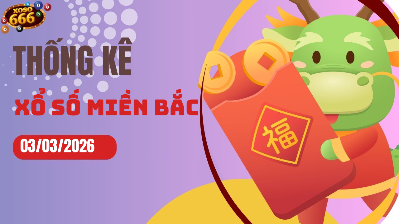 Thống kê XSMB 3/3/2026 hôm nay - Phân tích KQXS Miền Bắc chi tiết